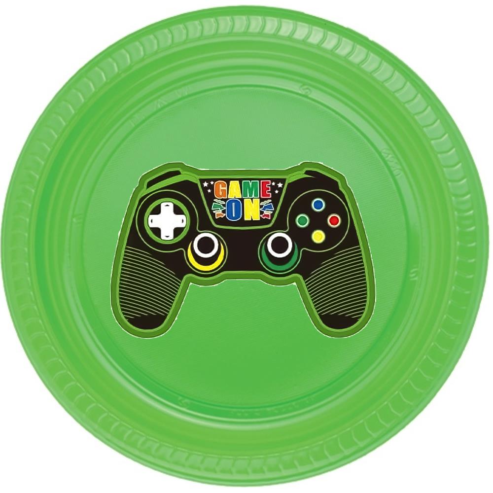 Game On Konsol Temalı Tabak 5 Adet