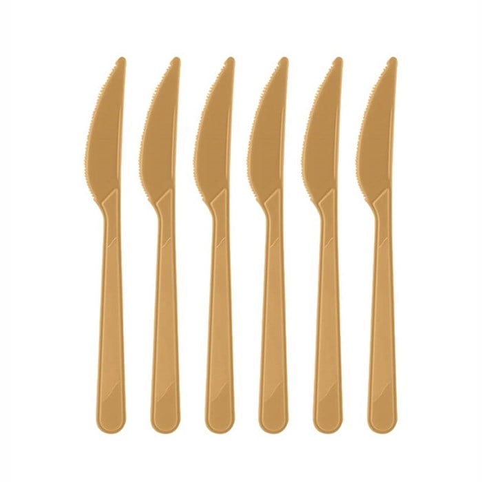 Gold Plastik Bıçak 10 adet