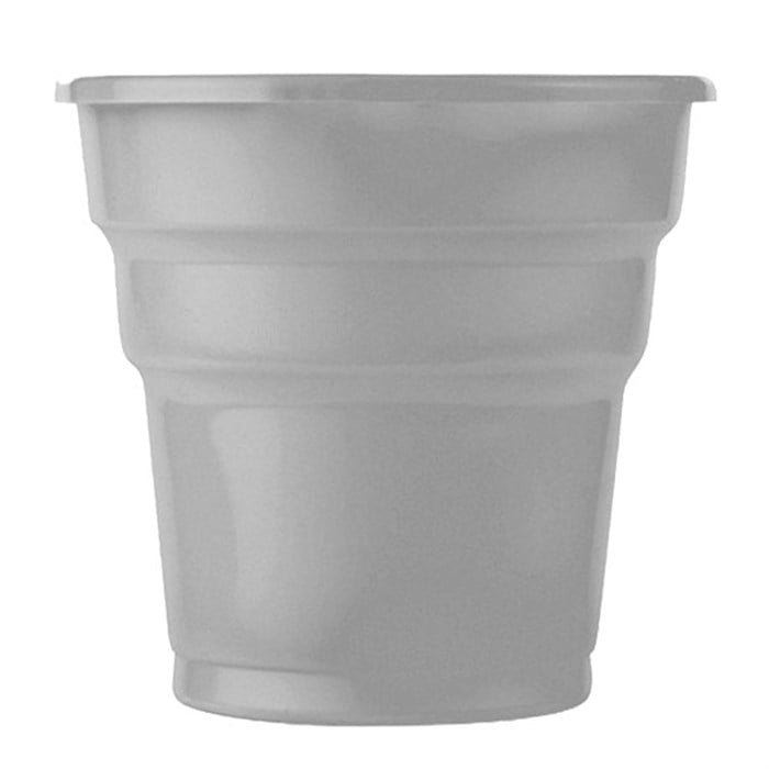 Gümüş Plastik Bardak 10 Adet