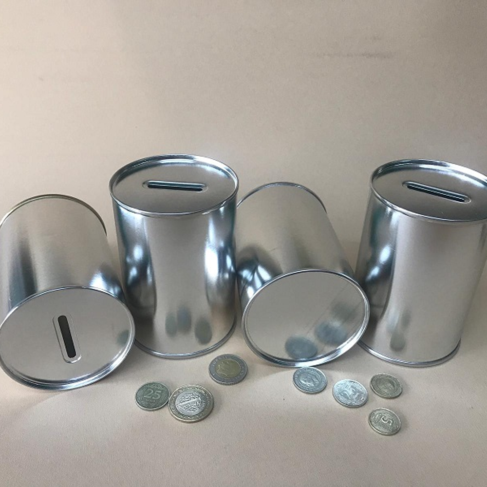 Gümüş Renk Hediyelik Kumbara