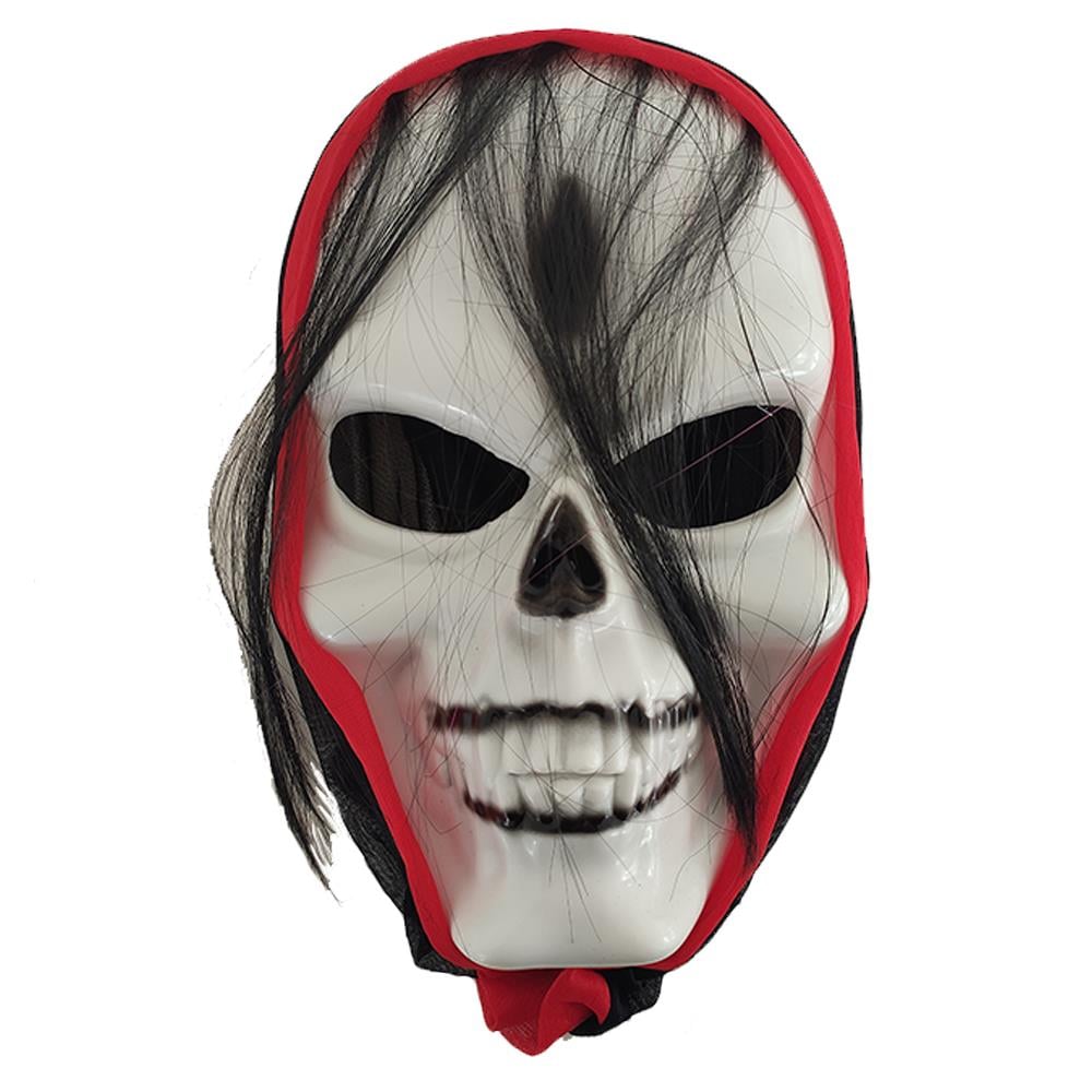 Halloween Siyah Saçlı Maske