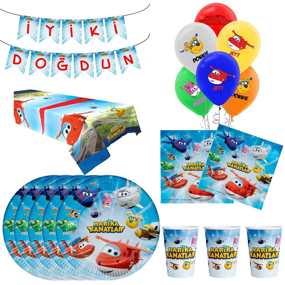 Harika Kanatlar Doğum Günü Seti 8 Kişilik