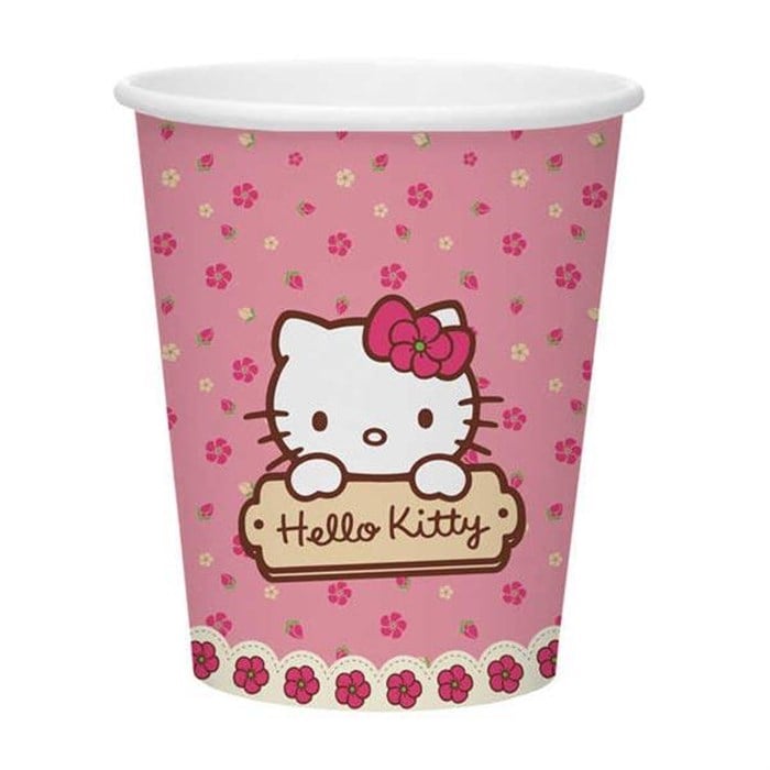 Hello Kitty Doğum Günü Karton Bardak