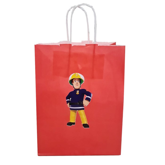 İtfaiyeci Sam Karton Hediye Çantası - 1 Adet