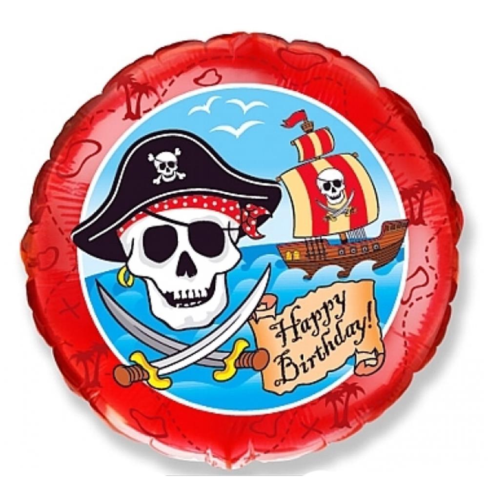 Korsan Temalı Folyo Balon