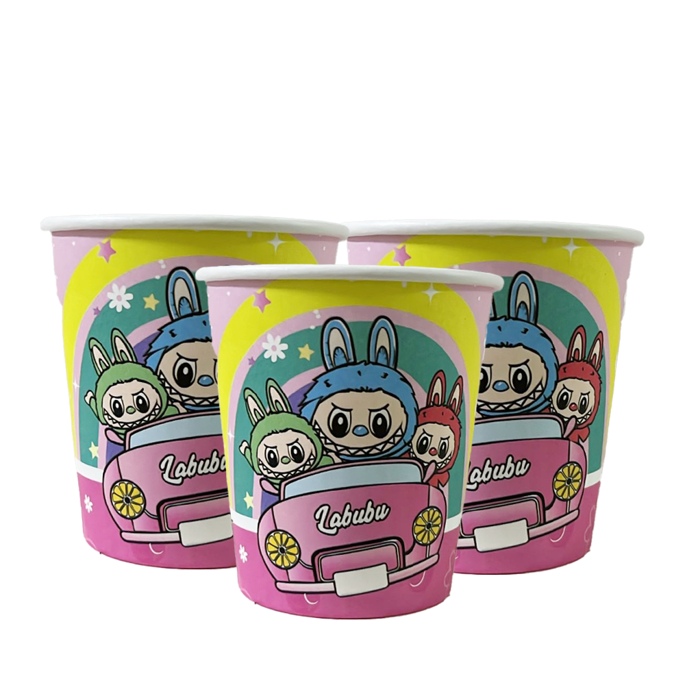 Labubu Temalı 8'li Bardak