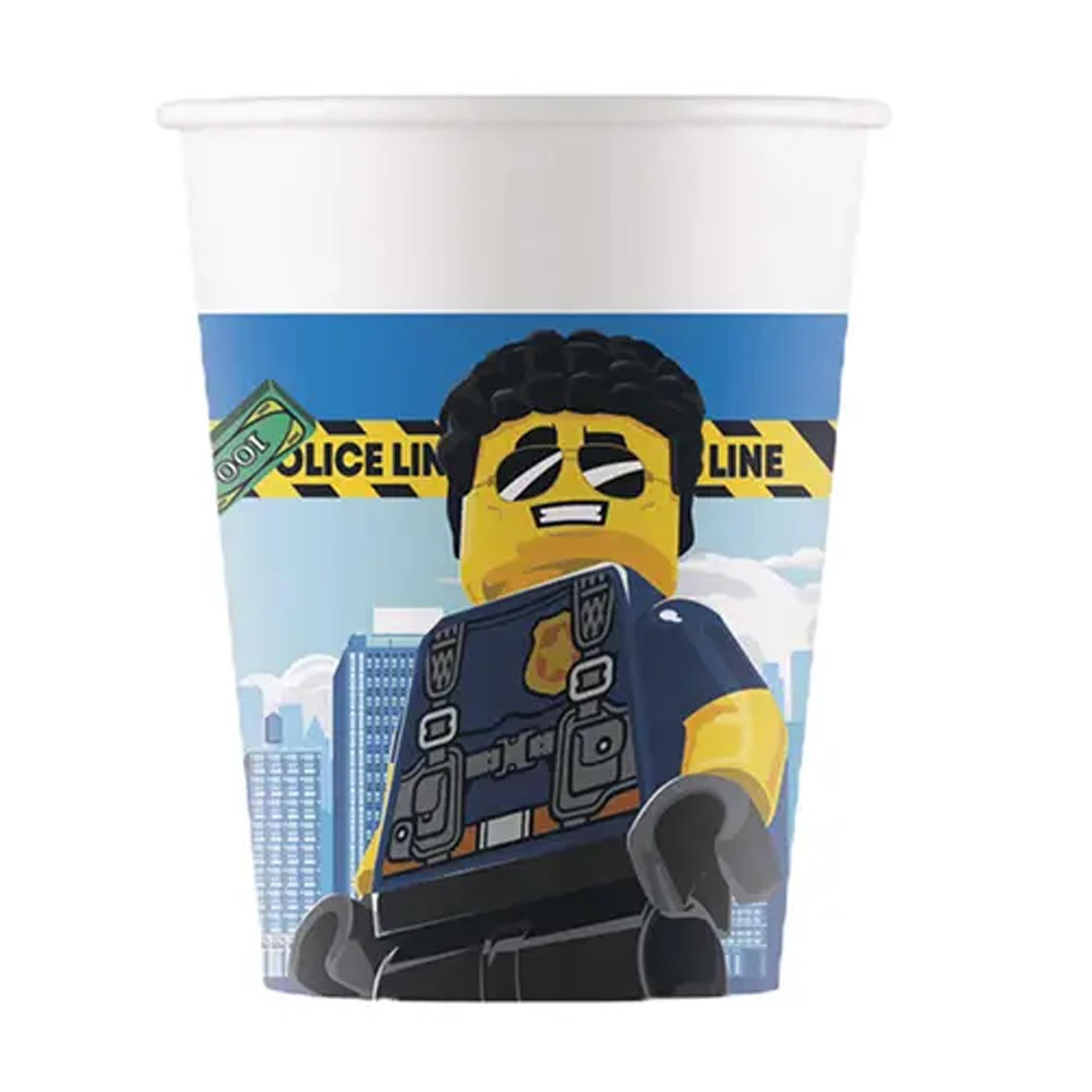Lego City Temalı Karton Bardak 8 Adet
