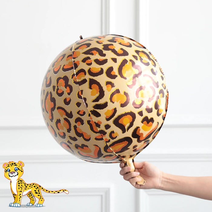 Leopar Küre Folyo Balon