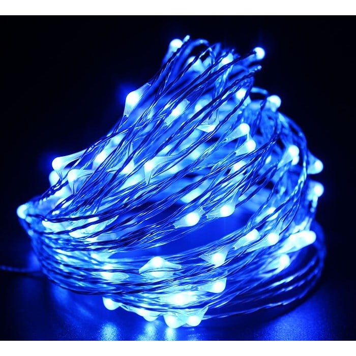 Mavi Peri Pilli Led Tel 3 Metre