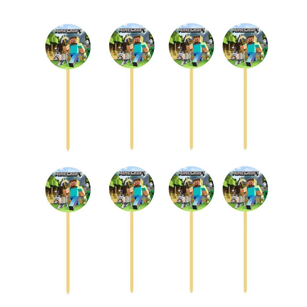 Minecraft Parti Malzemeleri Kürdan Süs 20 Adet