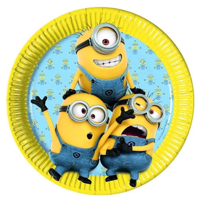 
Minions Doğum Günü Temalı Lisanslı Karton Tabak 8 Adet
