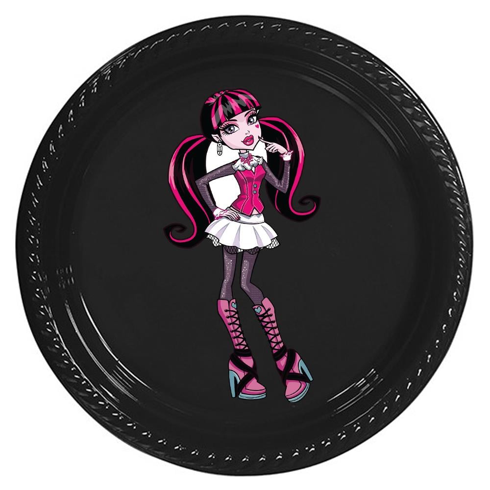 Monster High Temalı Tabak 5 Adet