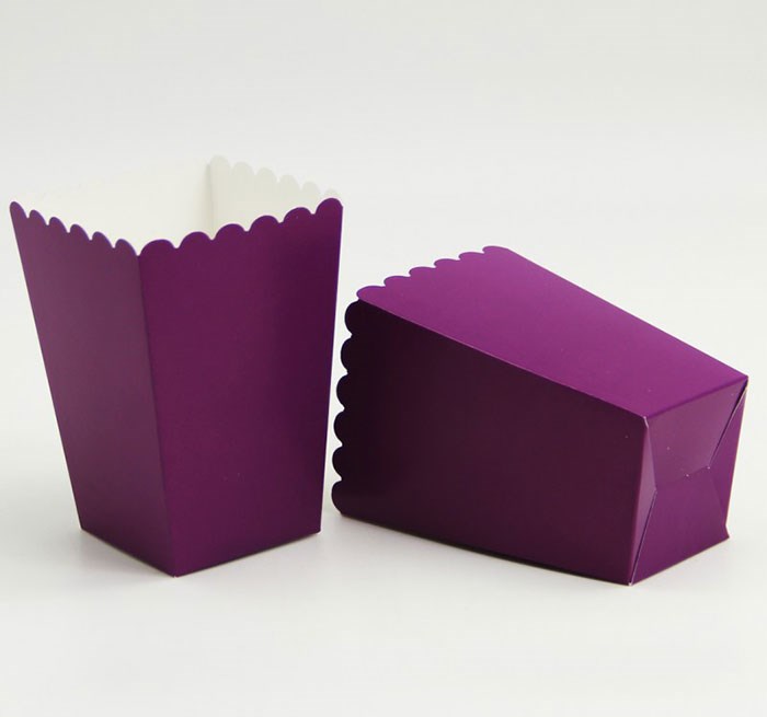 Mor Mısır Kutusu - 10 Adet
