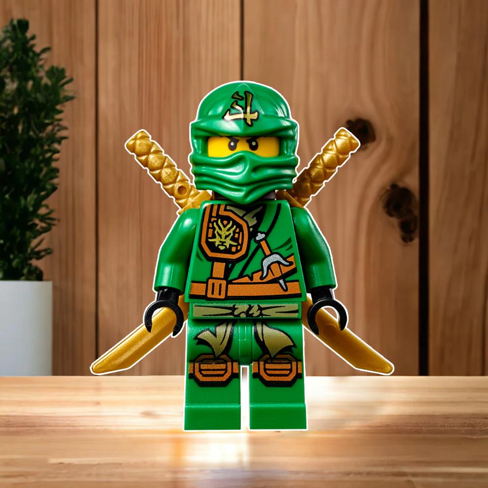 Ninja Go Yeşil Karakter Ayaklı Dekor Pano 30 cm