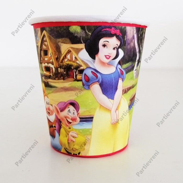 Pamuk Prenses Konsepti Bardak - 8 Adet