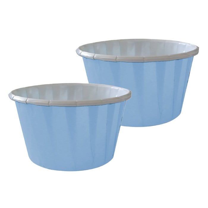 Pastel Mavi Cupcake Kek Kapsülü - 20 Adet