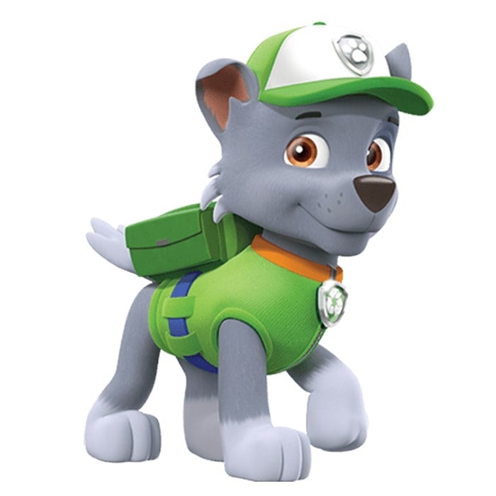 Paw Patrol Rocky Temalı Sticker 12 cm 1 adet