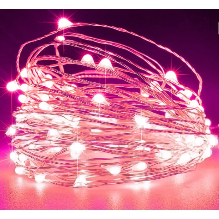 Pembe Peri Pilli Led Tel 3 Metre