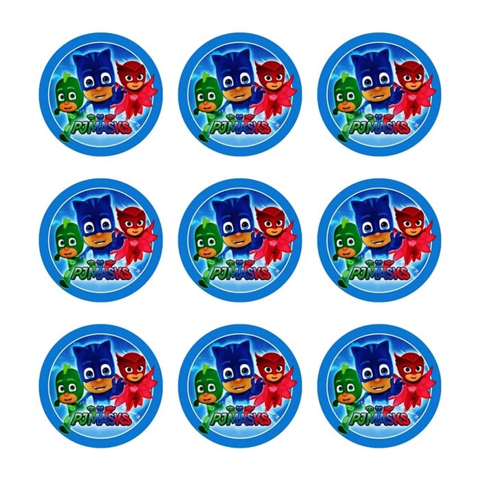 Pj Masks Pijamaskeliler Temalı Sticker 10 Adet