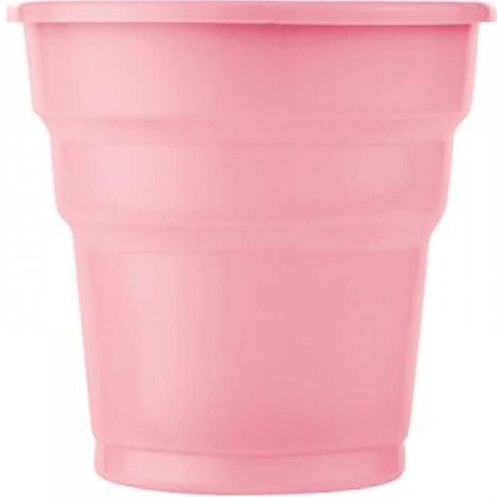 Plastik Pembe Bardak 10 Adet 200 ml