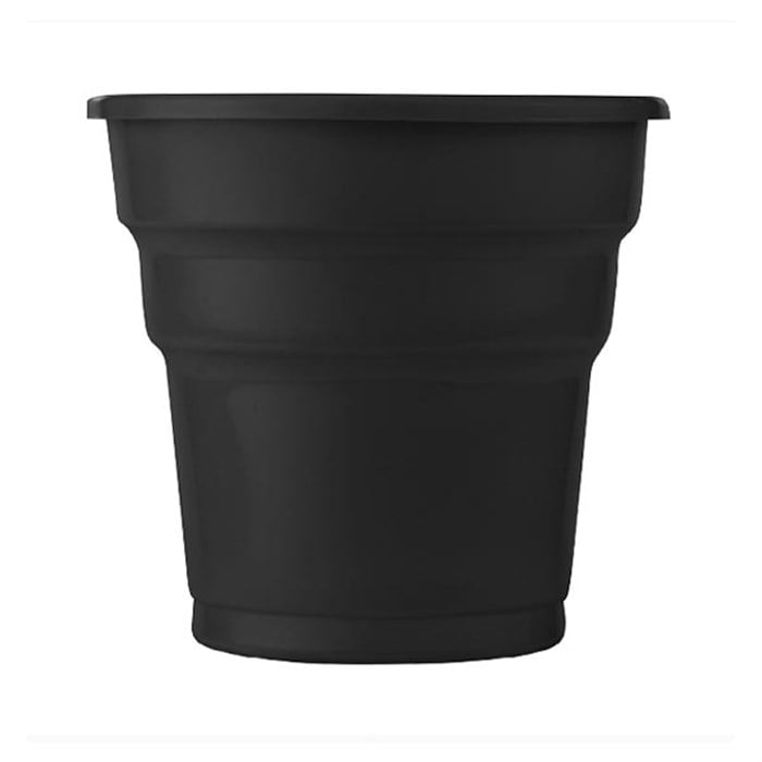 Plastik Siyah Bardak 10 Adet 200 ml