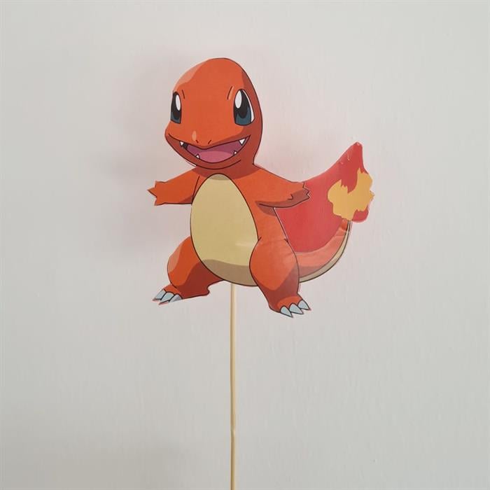 Pokemon Charmender Temalı Maket Süs