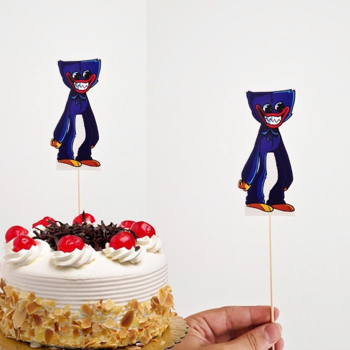 Poppy Playtime Huggy Wuggy Çocuk Çubuklu Maket Süs