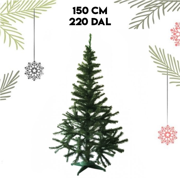 Premium Yılbaşı Çam Ağacı 150 cm - 220 Dal
