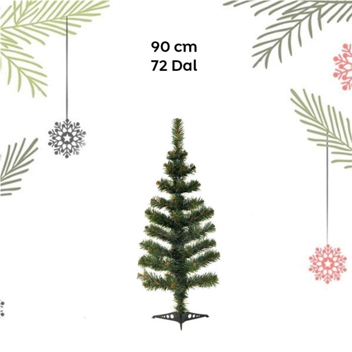 Premium Yılbaşı Çam Ağacı 90 cm - 72 Dal