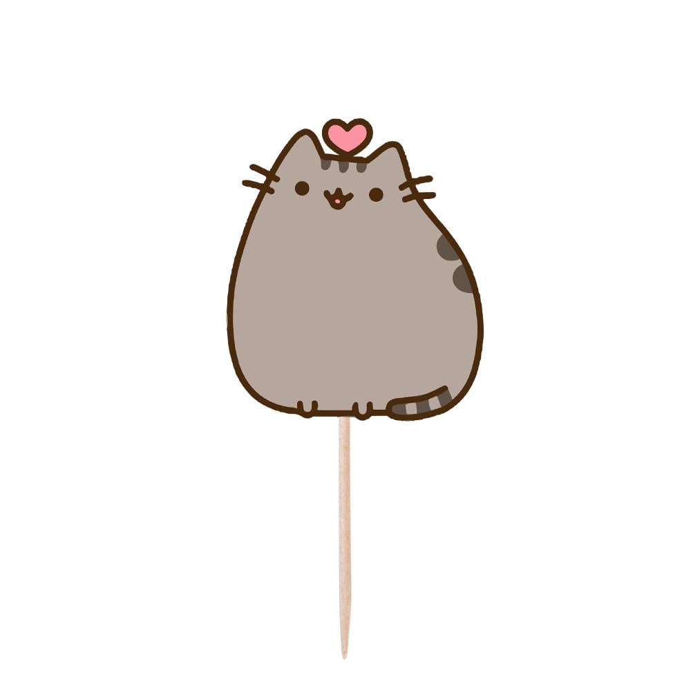 Pusheen Temalı Pasta Süsü