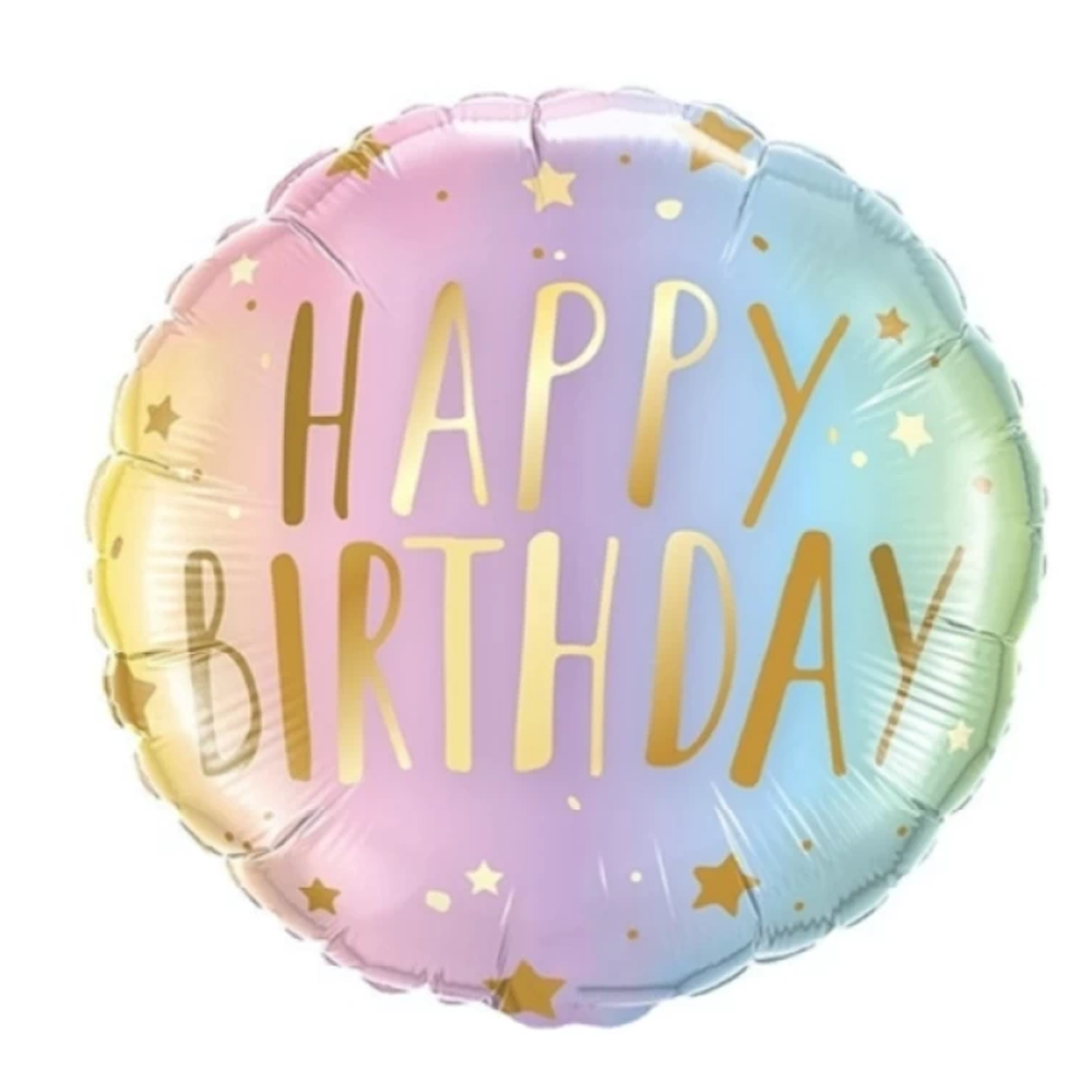 Rainbow Magical Birthday Premium Folyo Balon