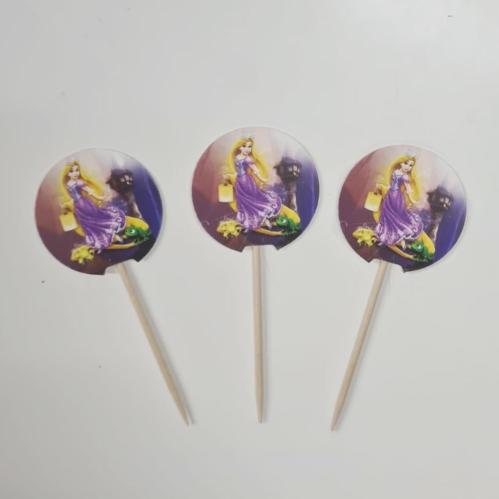 Rapunzel Temalı Kürdan Süs 20 Adet