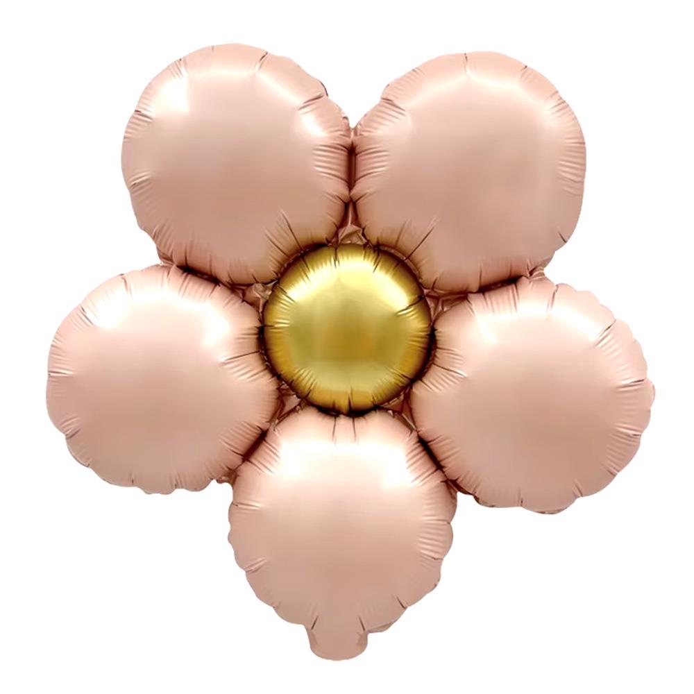 Retro Papatya Temalı Folyo Balon