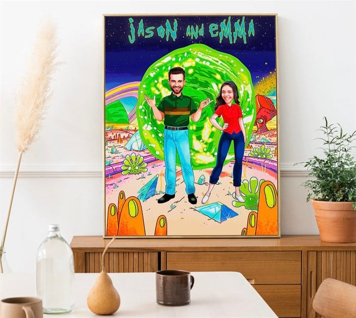 Rick and Morty Kişiye Özel Poster