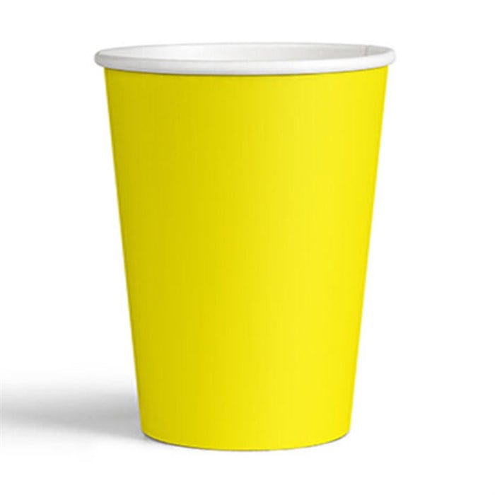 Sarı Karton Bardak 8 Adet