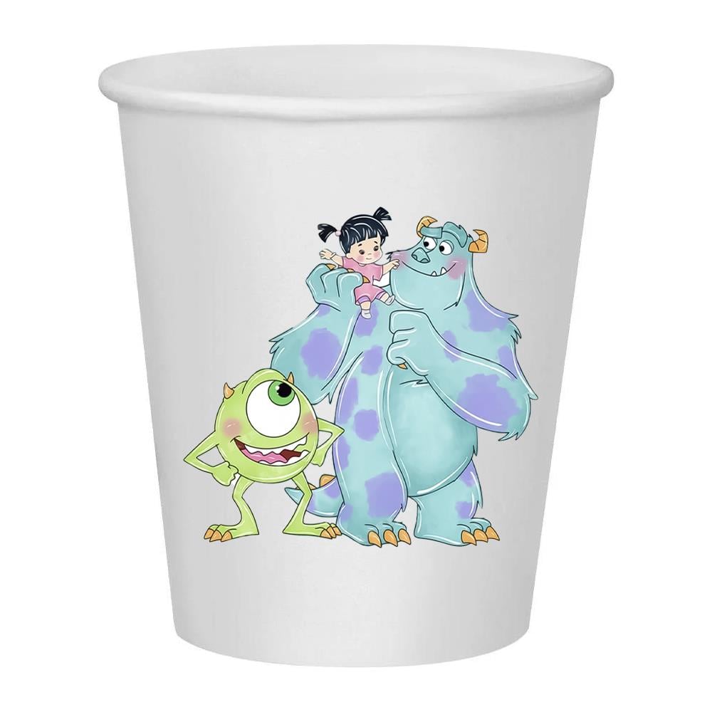 Sevimli Canavarlar Temalı Bardak 5 Adet