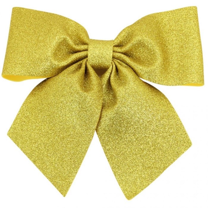 Simli Eva Gold Fiyonk - 24 cm