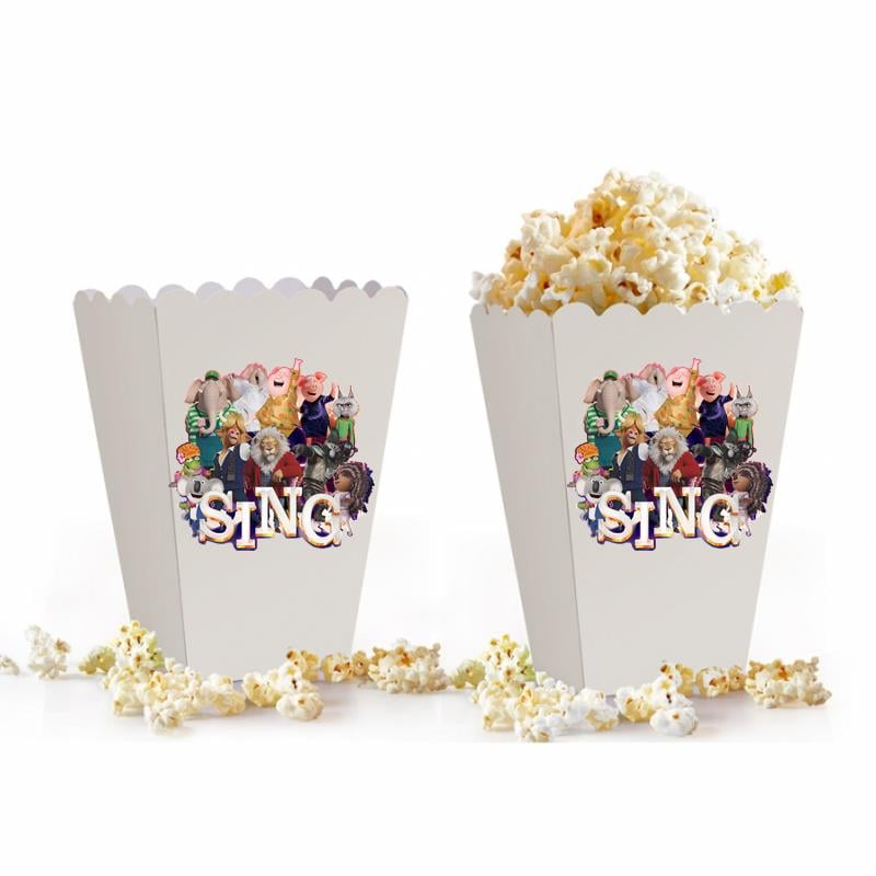 Sing 2 Temalı Mısır Kutusu 5 Adet