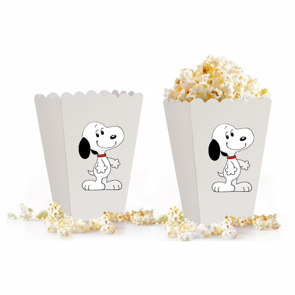 Snoopy Temalı Popcorn Mısır Kutusu 5'li