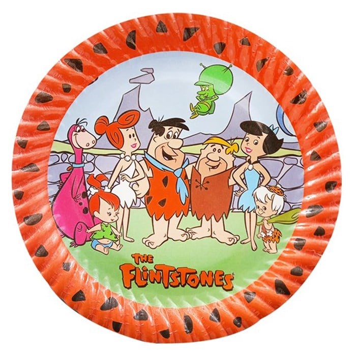 Taş Devri Tabak 8 Adet 23 cm