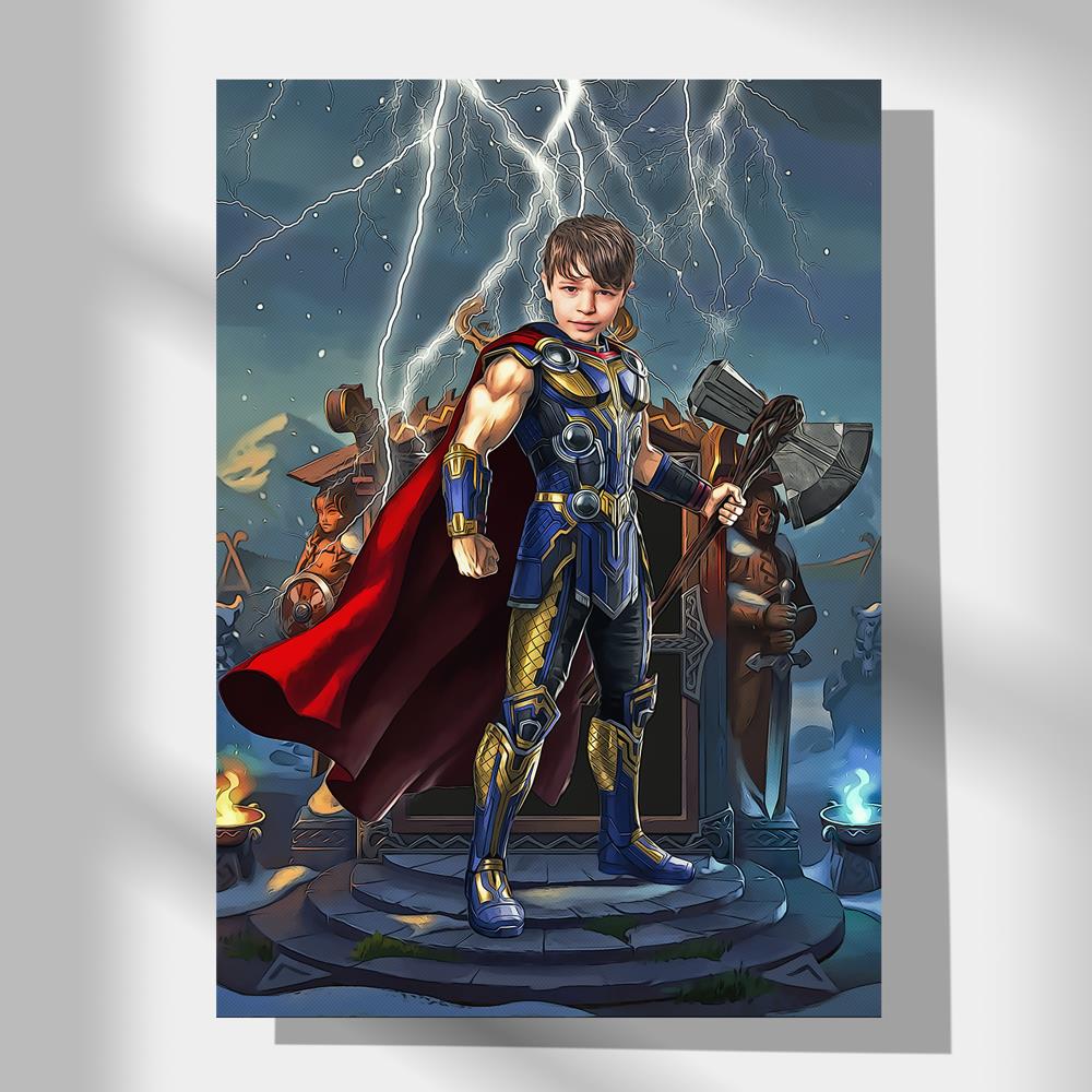 Thor Temalı Kişiye Özel Poster