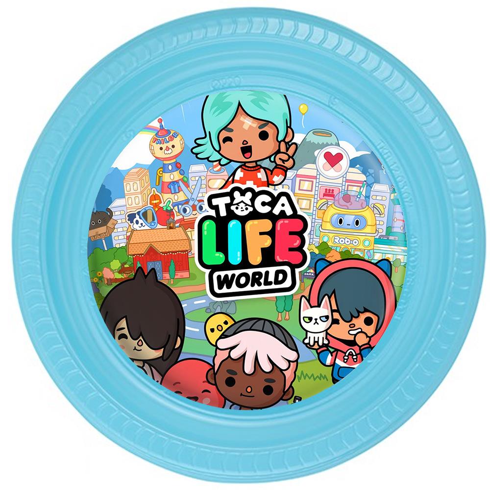 Toca Life World Konsepti Mavi Tabak 5 Adet