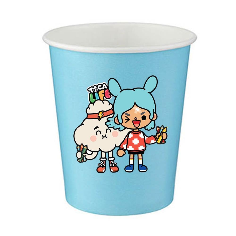 Toca Life World Temalı Mavi Bardak 5 Adet