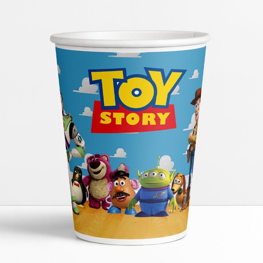 Toy Story Temalı Karton Bardak 8'li