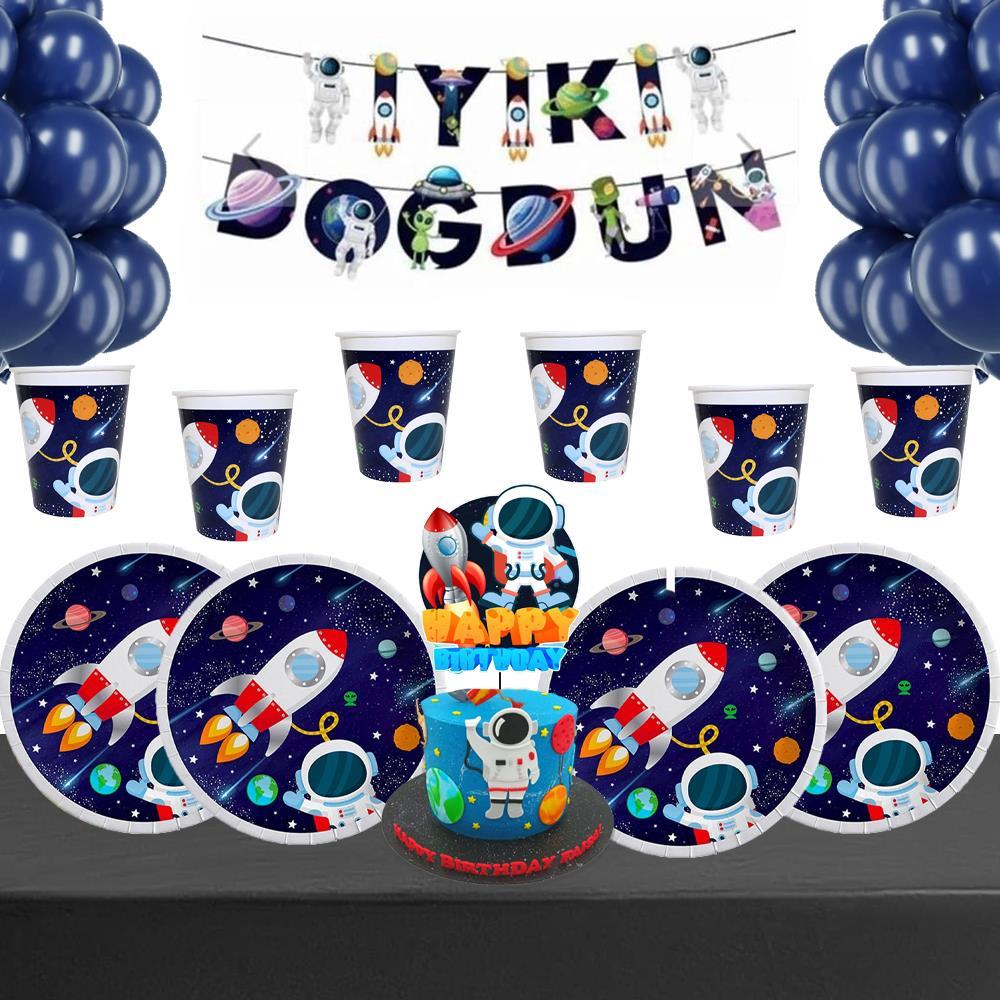 Uzay Doğum Günü Parti Seti 16 Kişilik