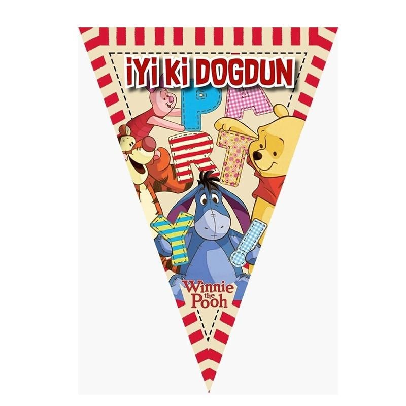 Winne the Pooh Flama Bayrak 2 Metre
