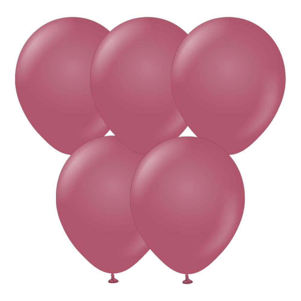 Yaban Çileği Rengi Lateks Balon 5 adet