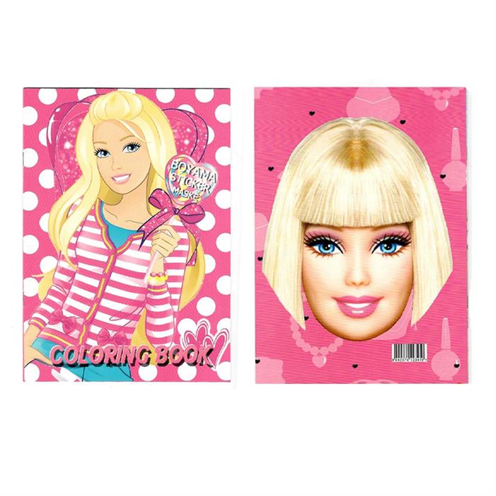 Barbie Boyama Kitabı (Çıkartma+Maskeli)