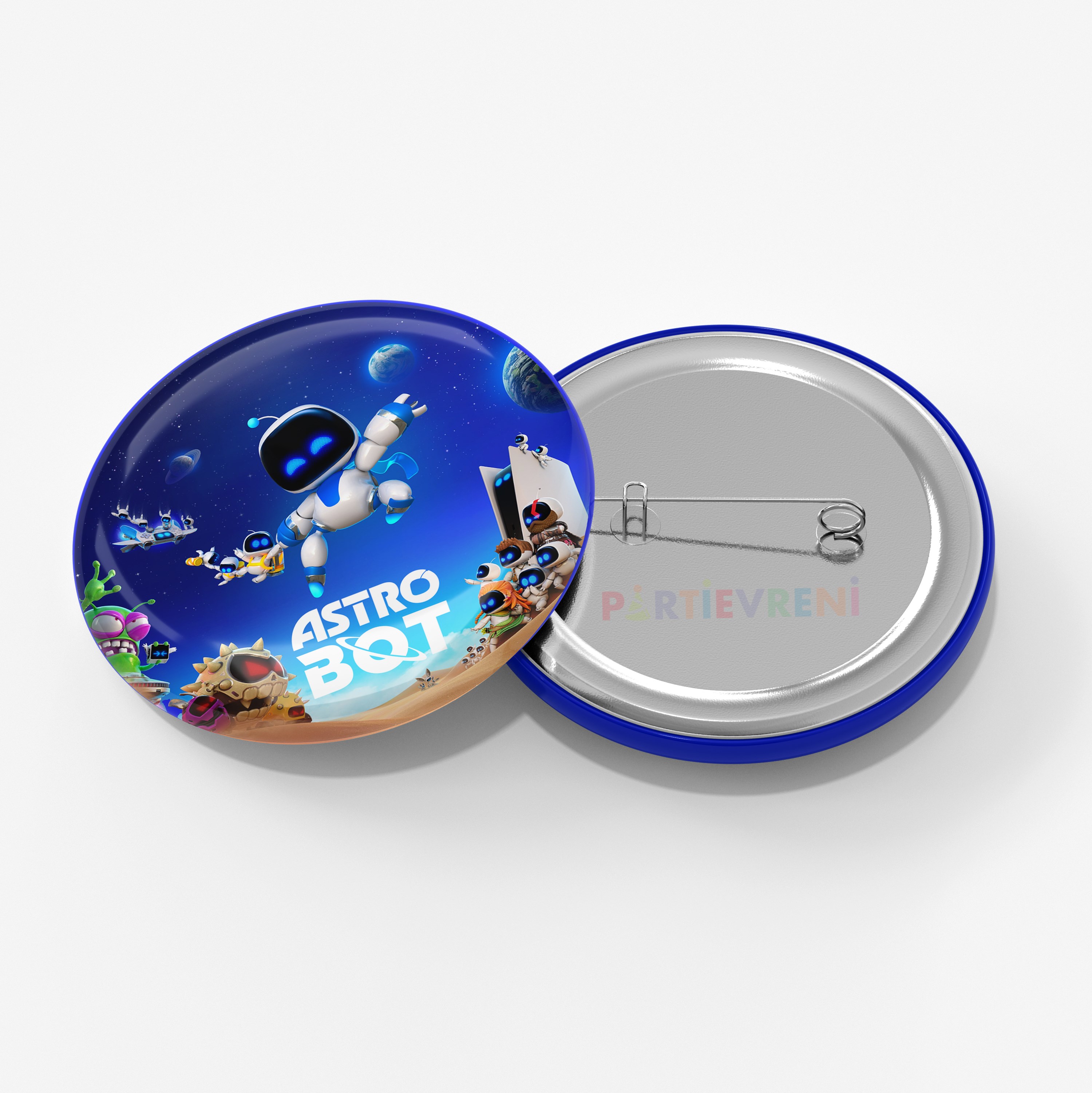 Astro Bot Temalı İğneli Rozet 1 Adet