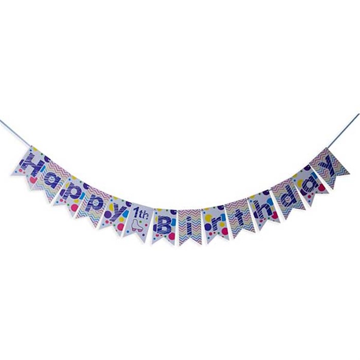 1 Yaş Happy Birthday Banner 1 Adet